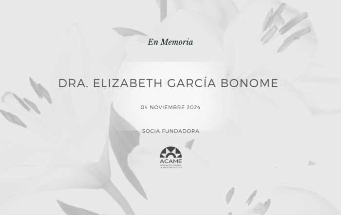 ACAME emite una nota de condolencias por el fallecimiento de la Dra. Elizabeth García Bonome, socia fundadora de ACAME