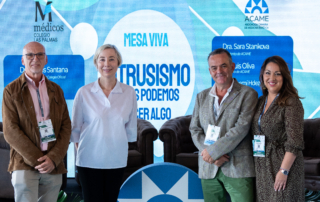 Mesa Viva sobre intrusismo en medicina estética en ACAME Conecta 2025